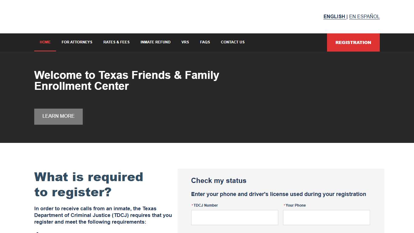 Texas offender telephone friends and family - Check My Status